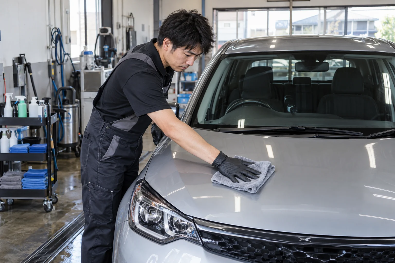 カーコーティング向けサンプルデザインのイメージ