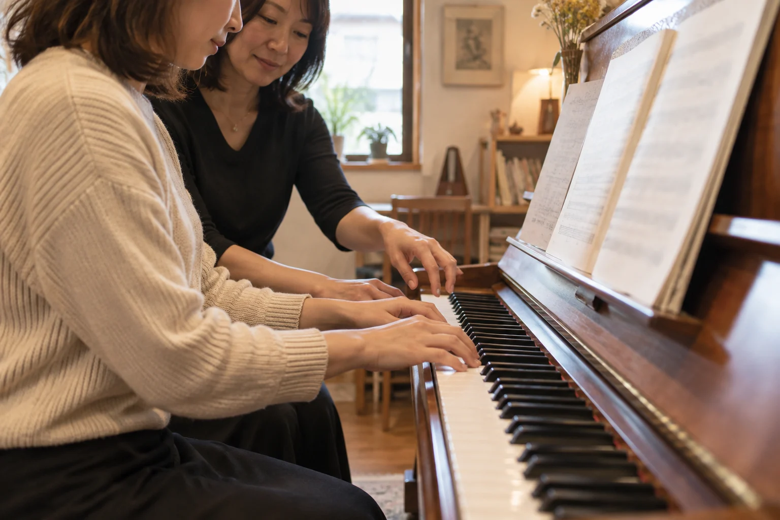音楽教室向けサンプルデザインのイメージ