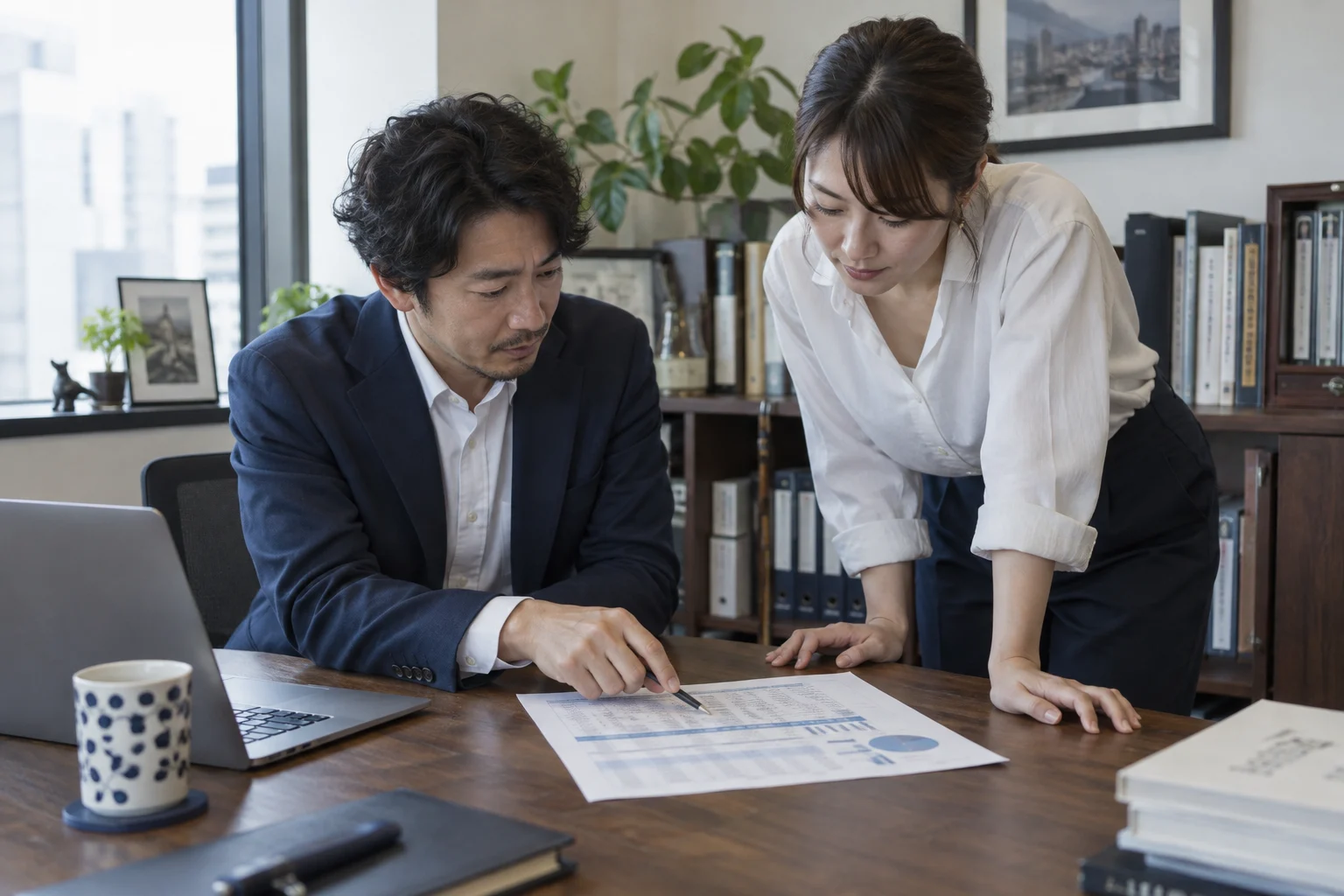 会計事務所向けサンプルデザインのイメージ