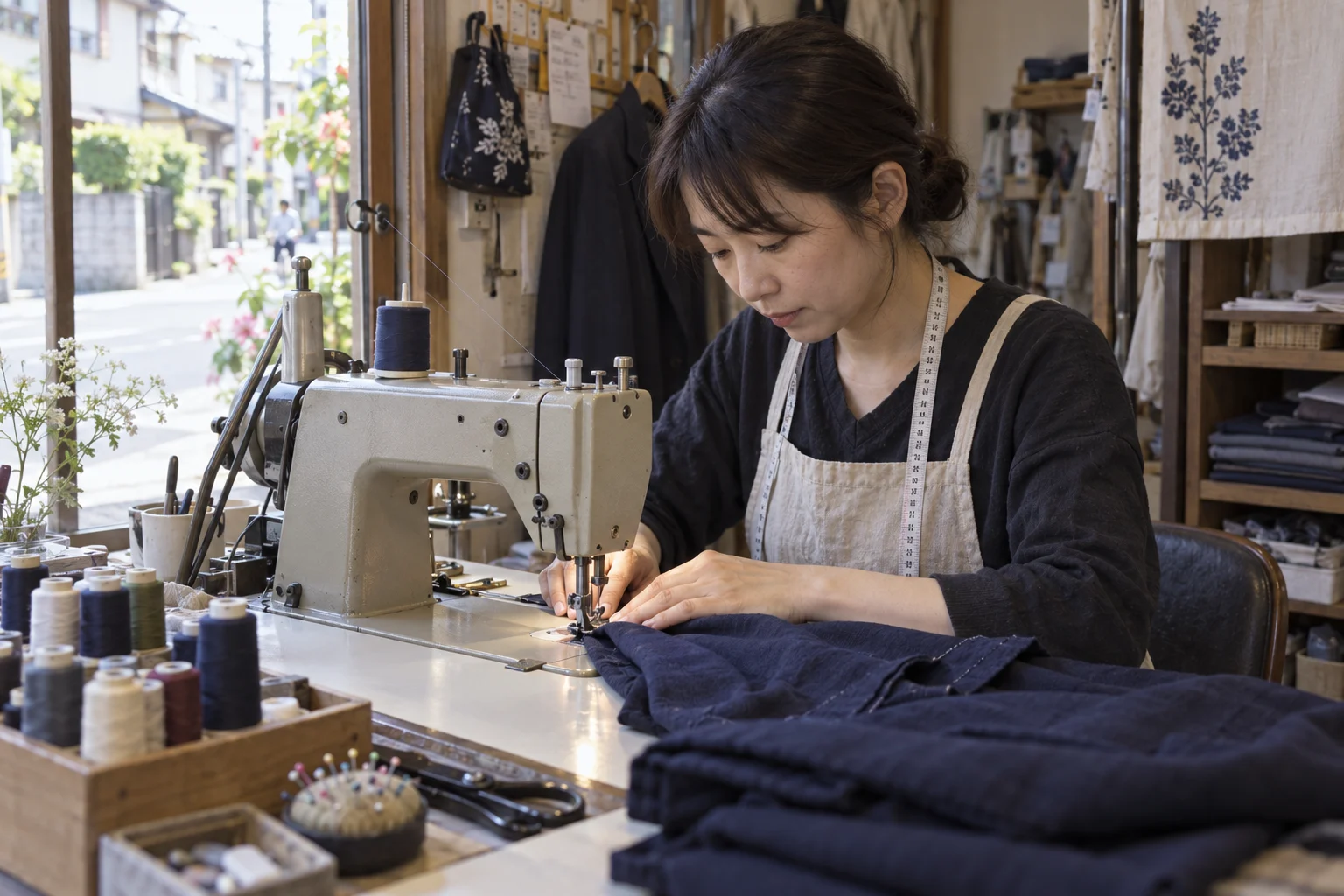洋服のお直し向けサンプルデザインのイメージ