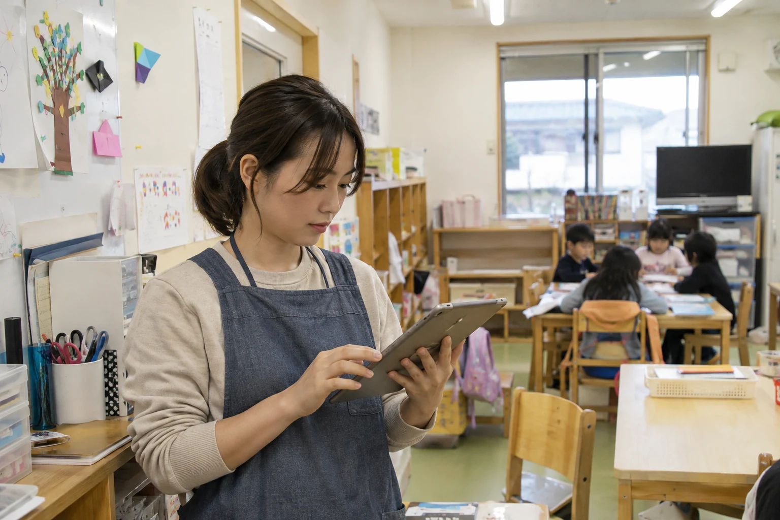 保護者への連絡のサンプル用の生成画像