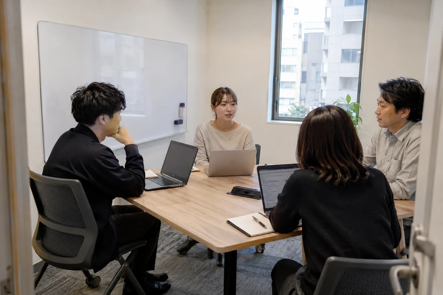 小会議室のサンプル用の生成画像