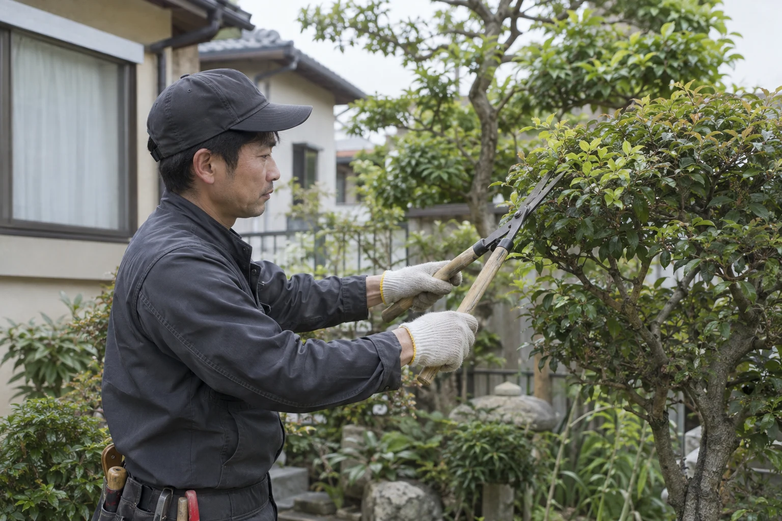 庭の手入れのサンプル用の生成画像