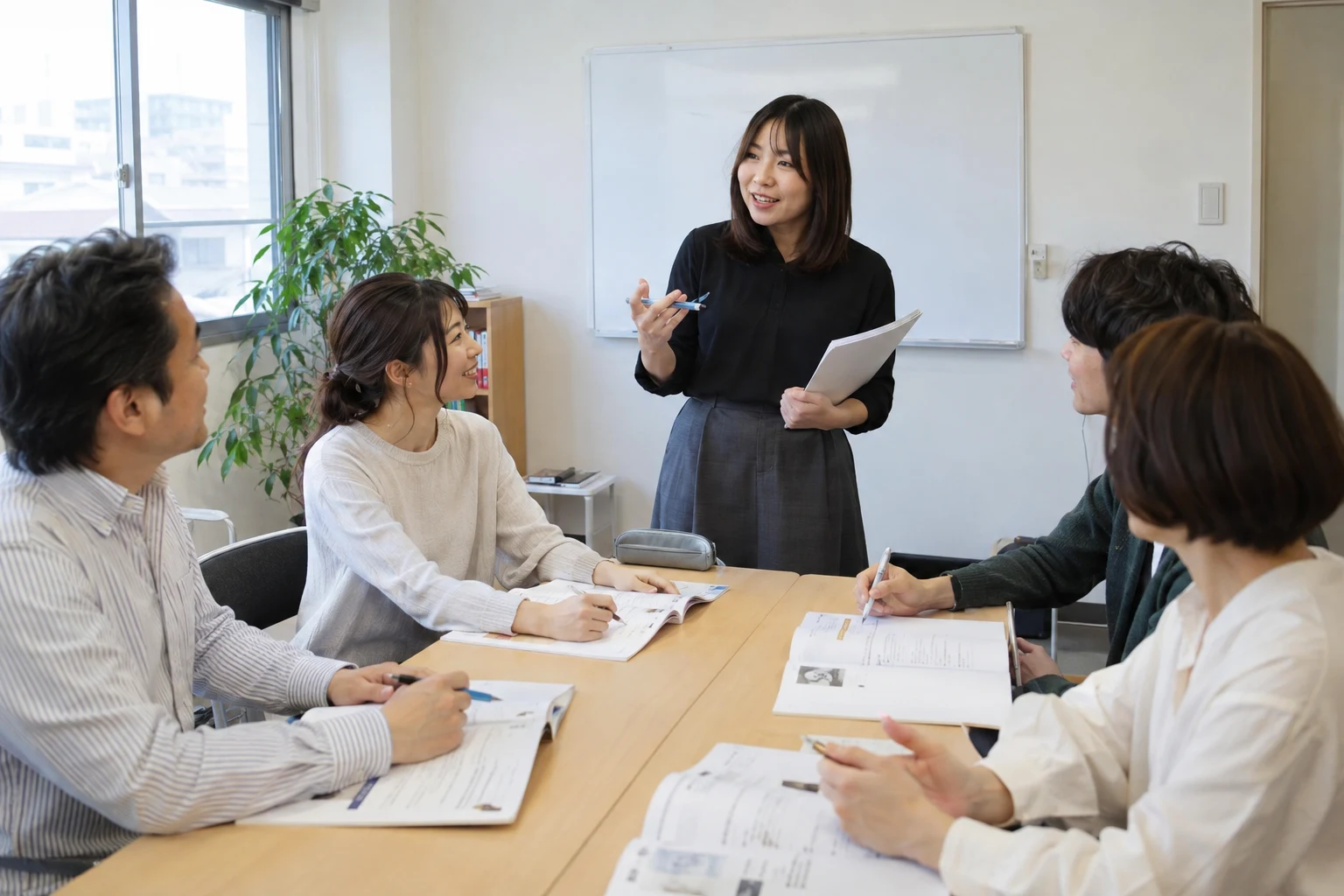 日常会話のサンプル用の生成画像