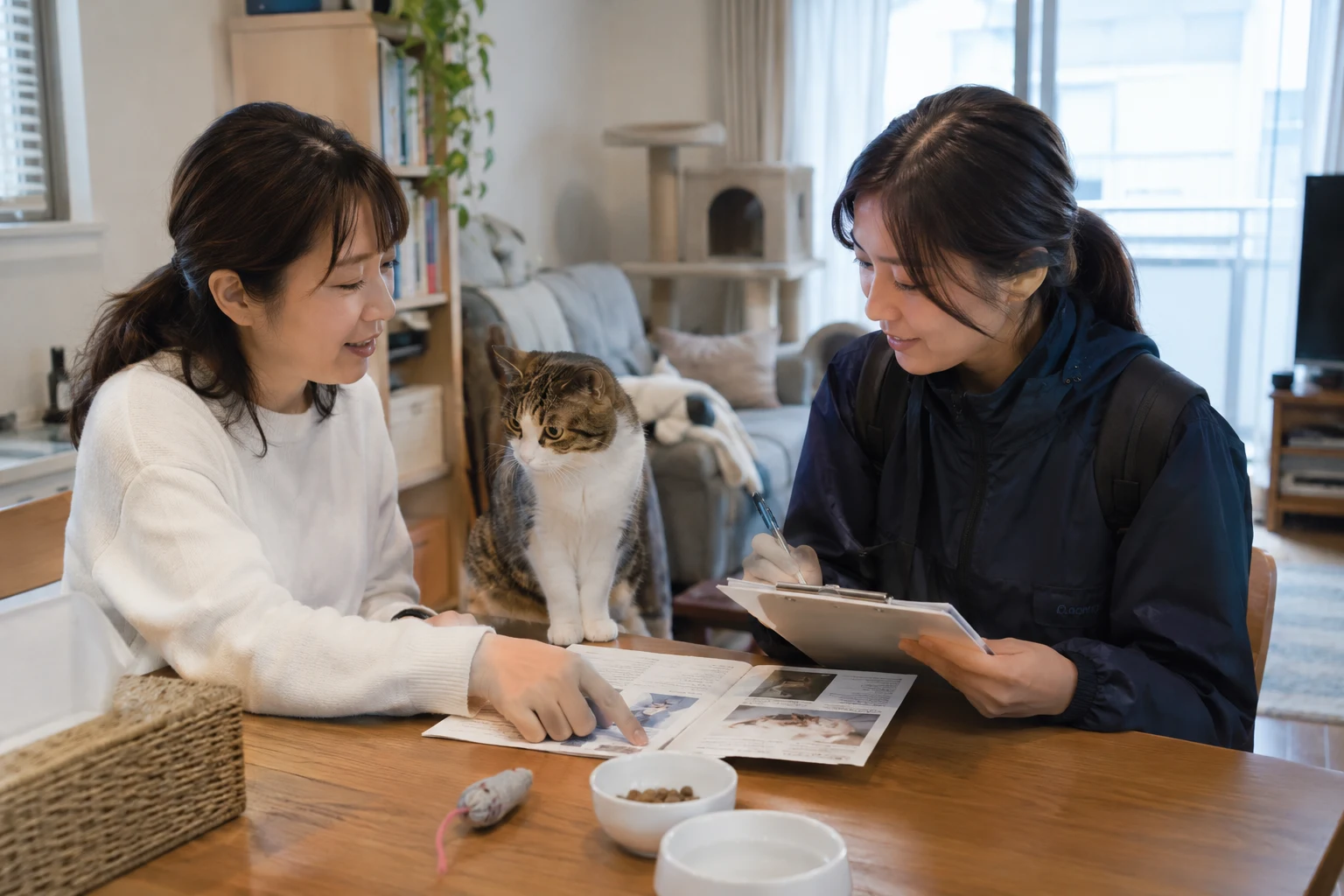 事前面談のサンプル用の生成画像